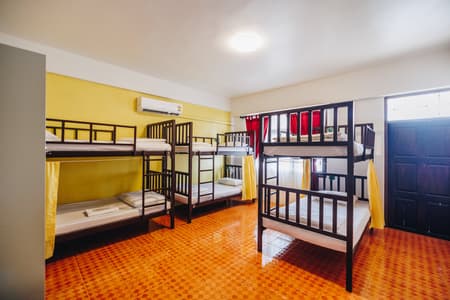 Bed in 4-Bed Mixed Dorm (AC at night only)