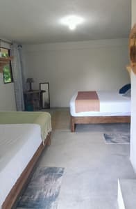 Pez · Habitación privada con baño, cerca playa la punta Brisas de Zicatela