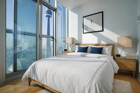5210 - Chic Toronto Downtown Condo + Balcony