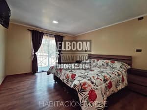Habitación (núm. 5) Doble - Alojamientos El Boom Lican Ray