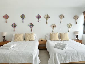 R5 · Hab Doble Decorada Hermosamente / Amplio Baño / Gran Ventanal Oaxaca de Juárez