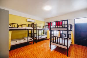 Bed in 4-Bed Mixed Dorm (AC at night only)