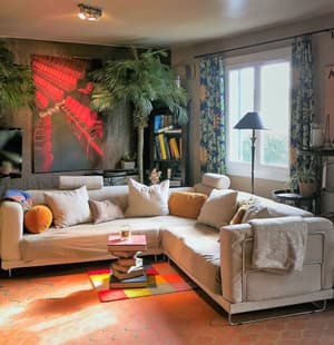 chambre PARIS - lit double king size 200x200 cm Le Luc