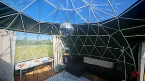 Lincoln Halo Dome, 3 beds, beds, Projector - Groups OK