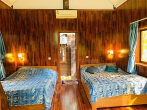Triple Family Wooden Lodge