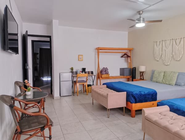 R5 · Hab Doble Decorada Hermosamente / Amplio Baño / Gran Ventanal