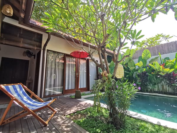 #4 Private 2BR Villa with Pool, Garden & Modern Comforts in Bali Umalas Canggu