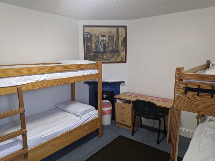Bed in male dorm