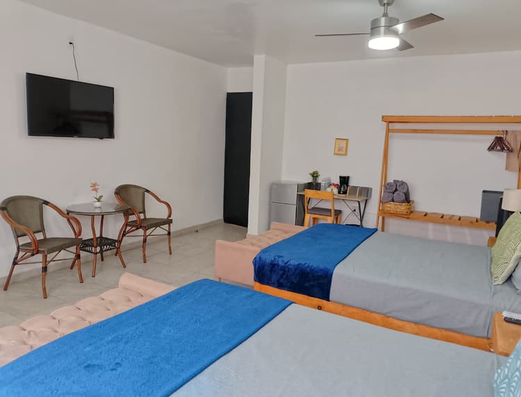 R5 · Hab Doble Decorada Hermosamente / Amplio Baño / Gran Ventanal Oaxaca de Juárez