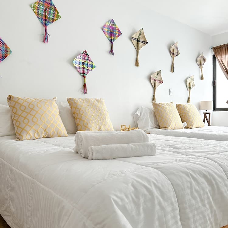 R5 · Hab Doble Decorada Hermosamente / Amplio Baño / Gran Ventanal Oaxaca de Juárez