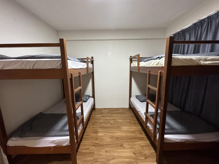 Bunk Bed in a Shared Dormitory Room