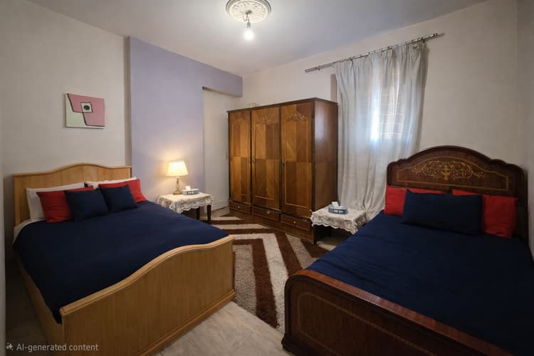 Gadou Twin Room - Shared Apartment Access Al Zehour