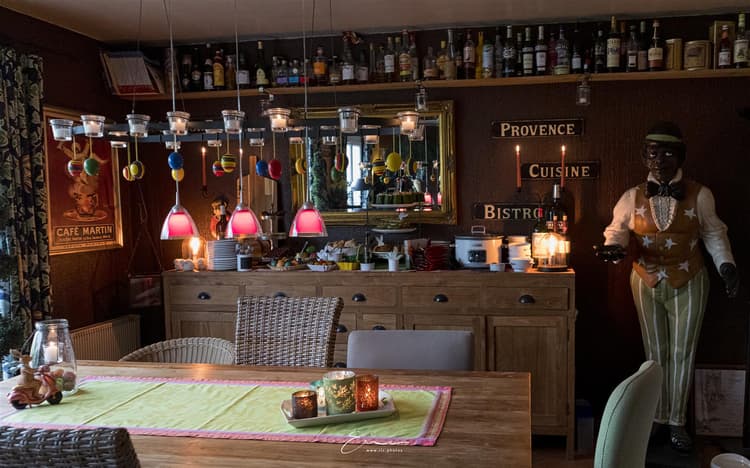 Le Coco Loco - chambre SAINT TROPEZ  - lit double français 140x200 cm