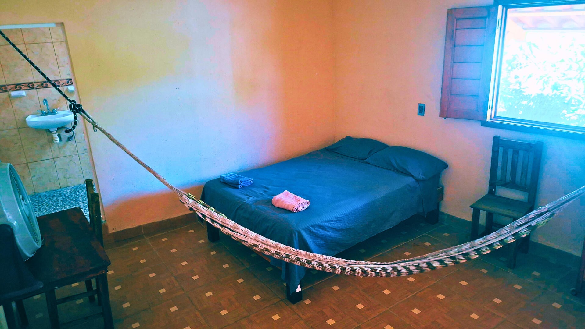 Sencilla con Ventilador