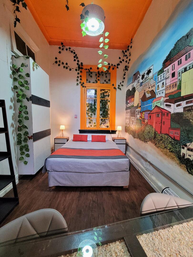 (H5) PRIVADA x2 · BAÑO COMPARTIDO · Habitación doble con 1 cama matrimonial