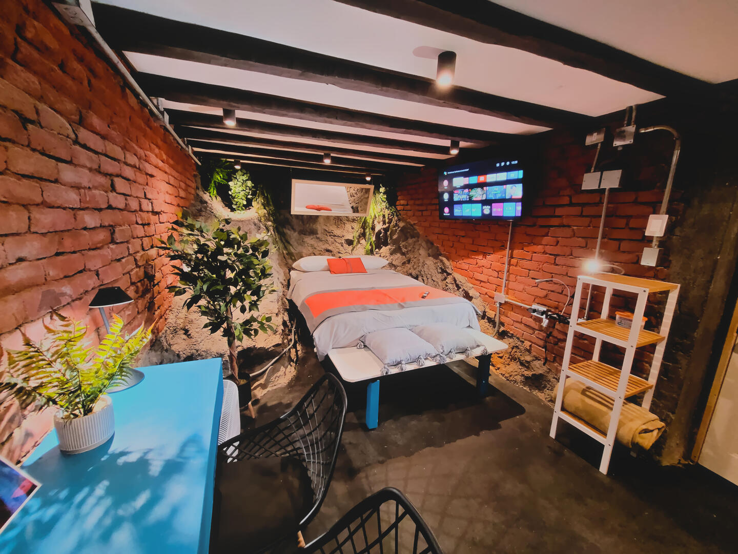 (Z2) PRIVADA x2 · BAÑO PRIVADO · Habitación doble con 1 cama matrimonial