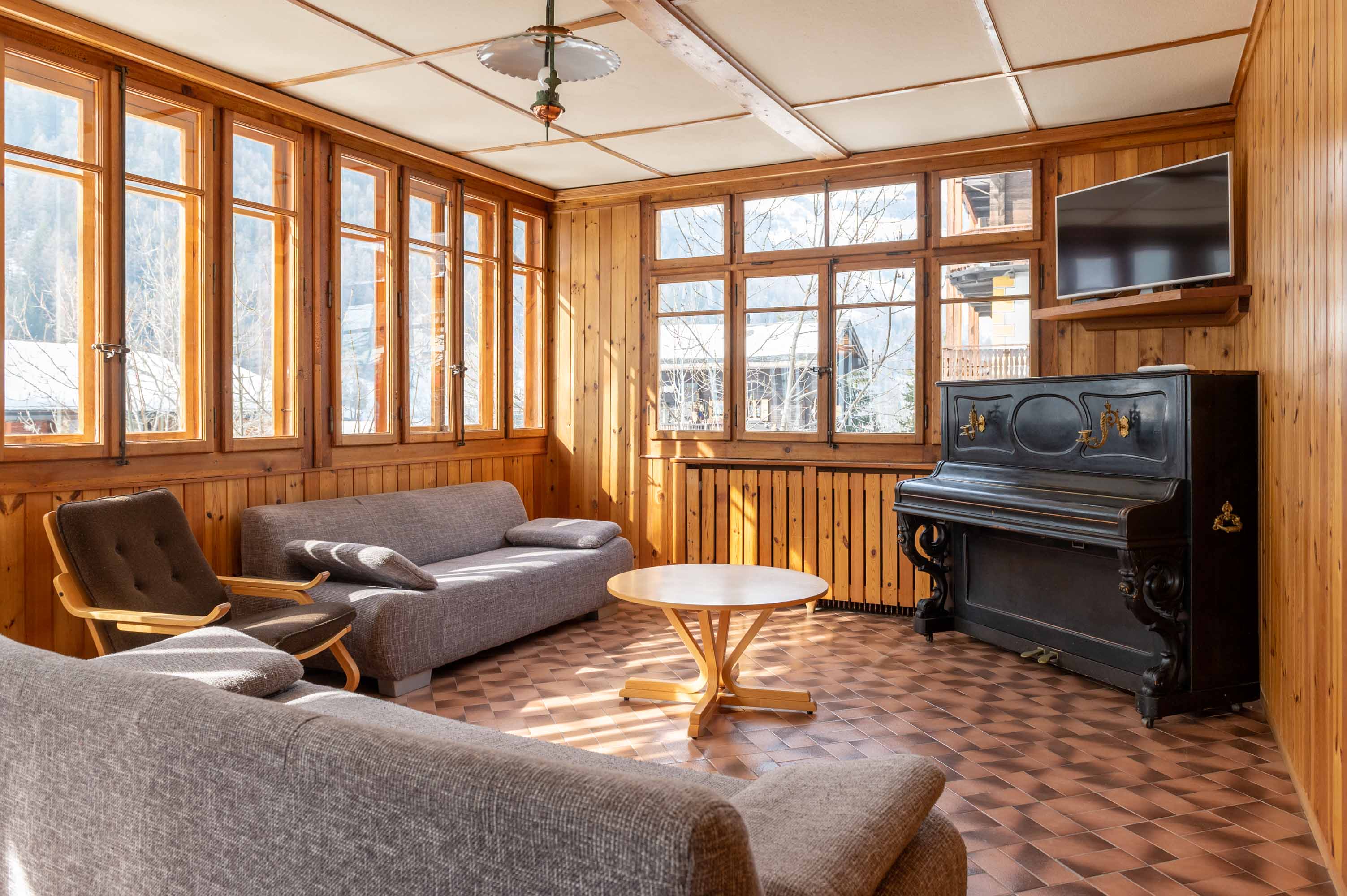 Chambre triple avec salle de bain 