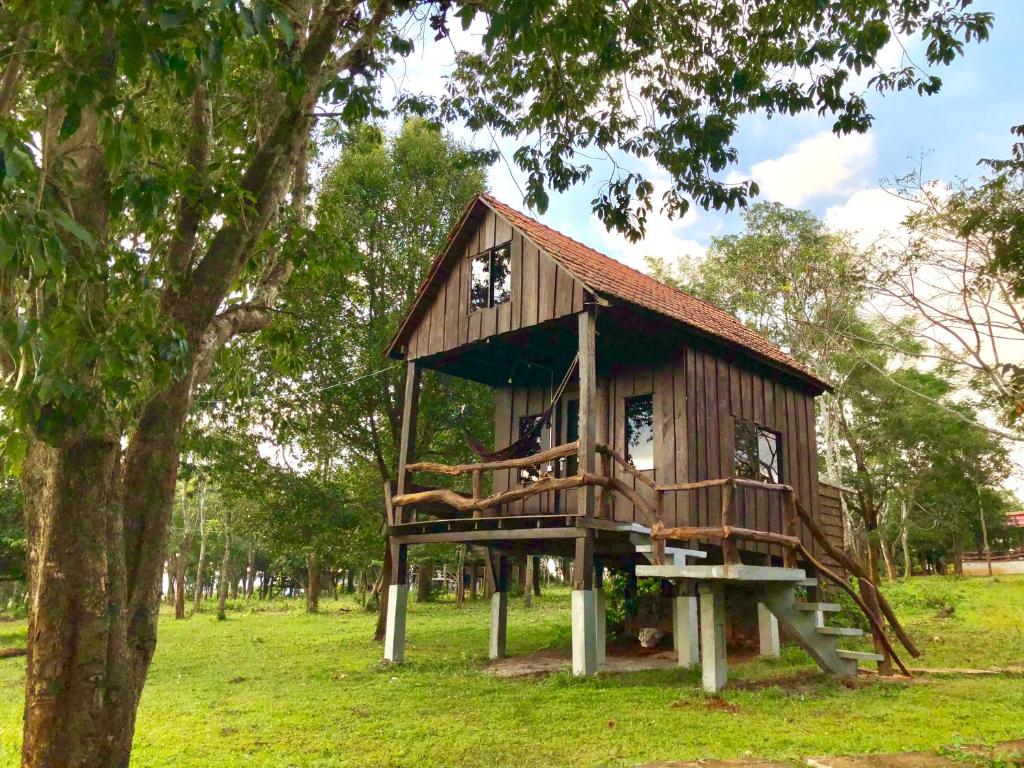 Triple Family Wooden Lodge